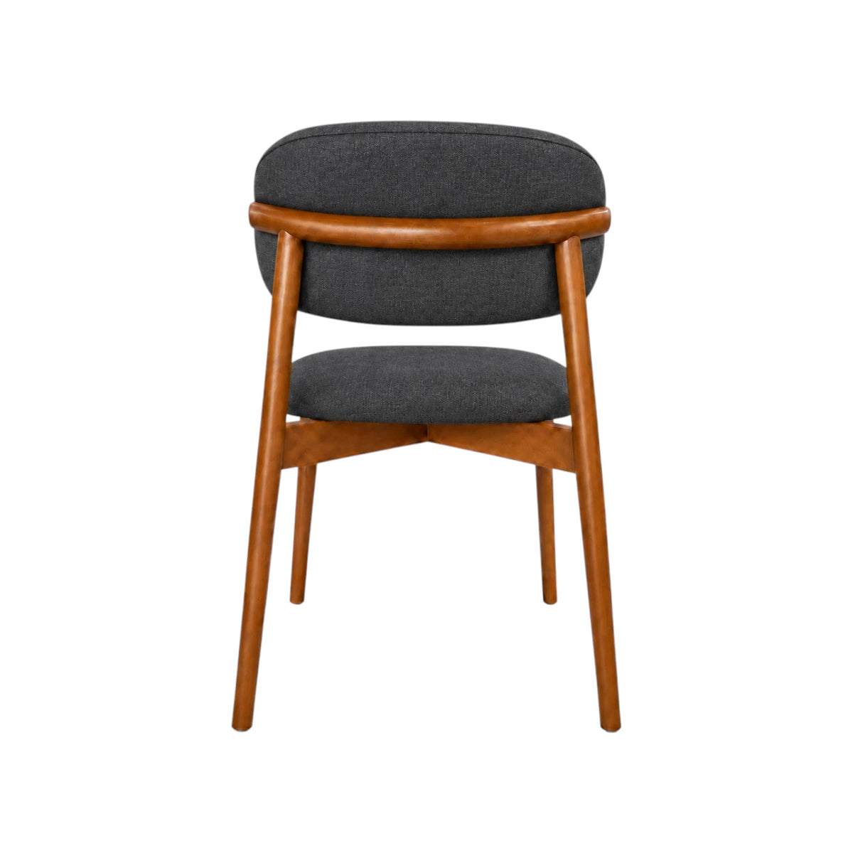 Montana Dining Chair - Charcoal / Honey Leg