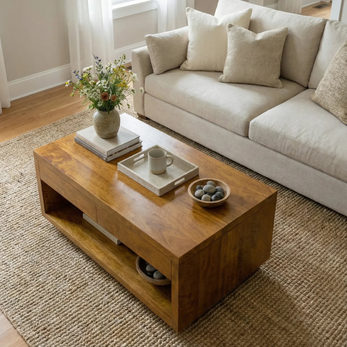 Montana Coffee Table 80cm - Mango Wood