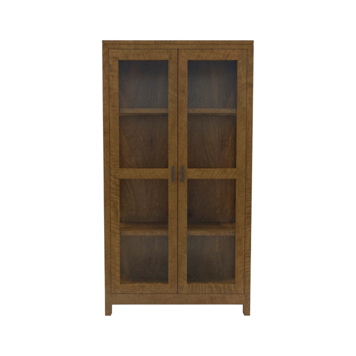 New York Cabinet with 2 Glass Doors - Mango Wood