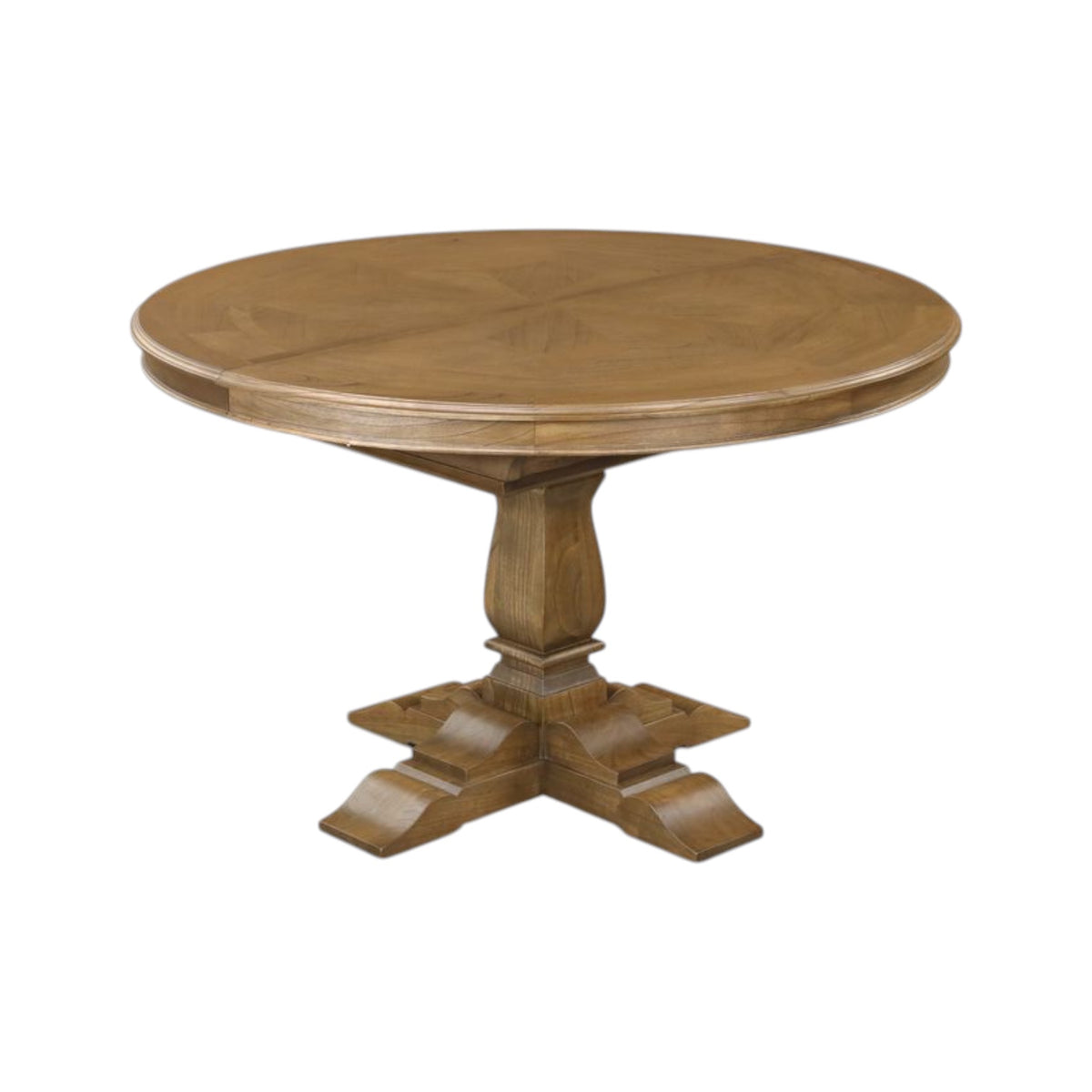 Deauville Round Extension Dining Table 150-200cm - Provincial Oak Parquetry