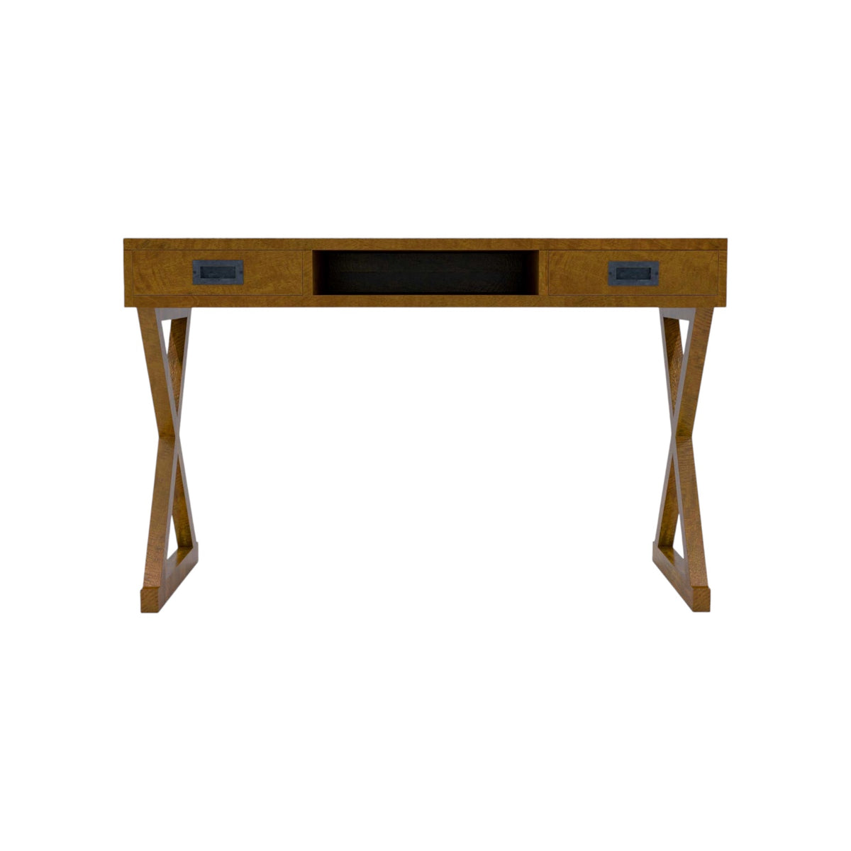 New York Cross Leg Desk 120cm - Mango Wood