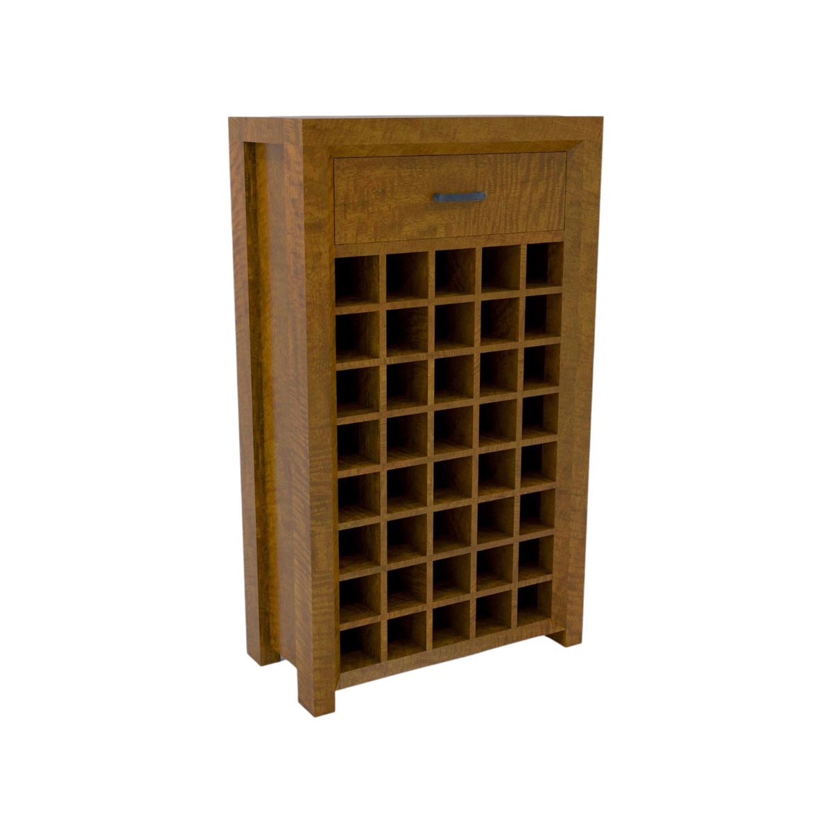 New York 40 Bottle Wine Storage Unit - Mango Wood
