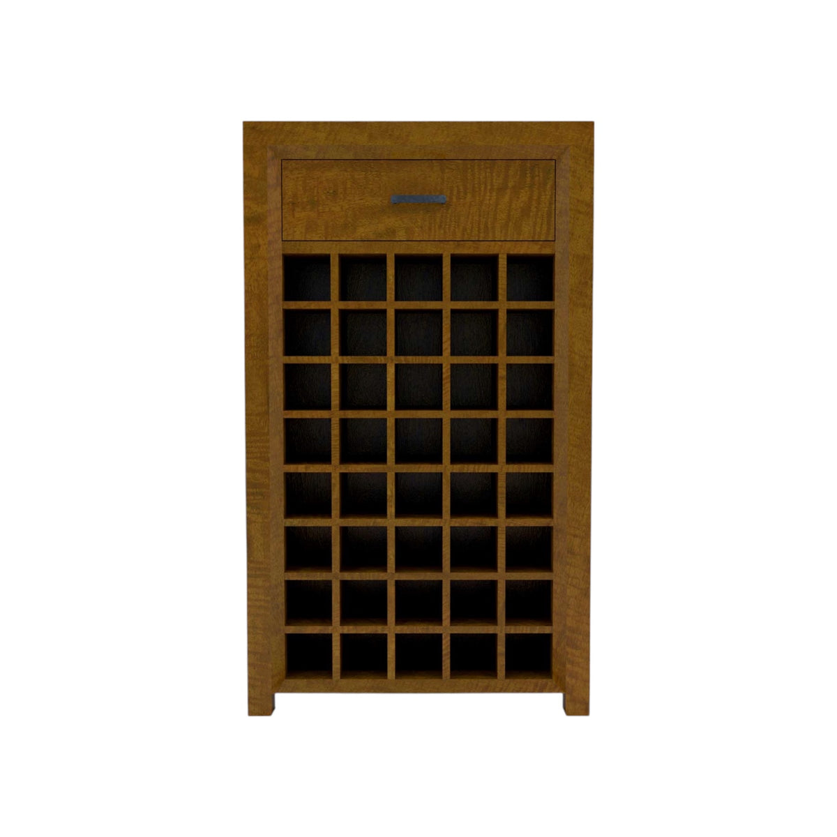 New York 40 Bottle Wine Storage Unit - Mango Wood