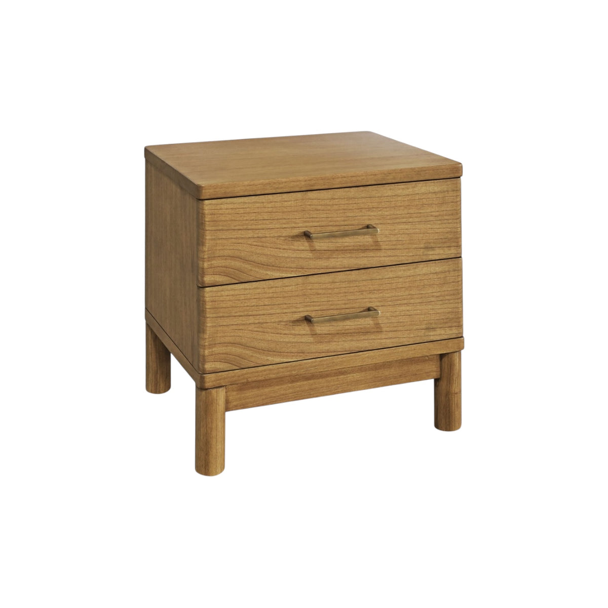 Noto 2 Drawer Bedside Table - Natural