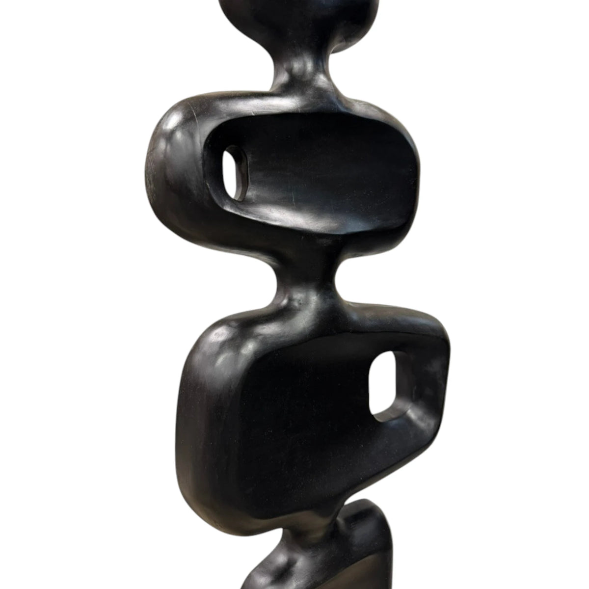 Oddity Black Carving on Stand
