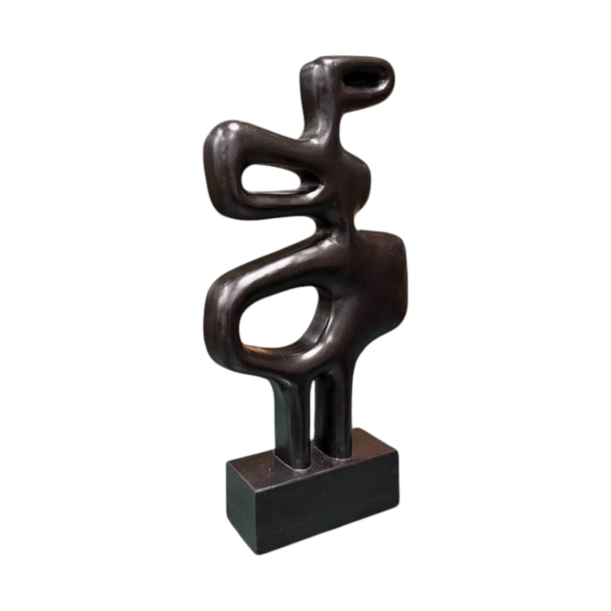 Paradox Black Carving on Stand