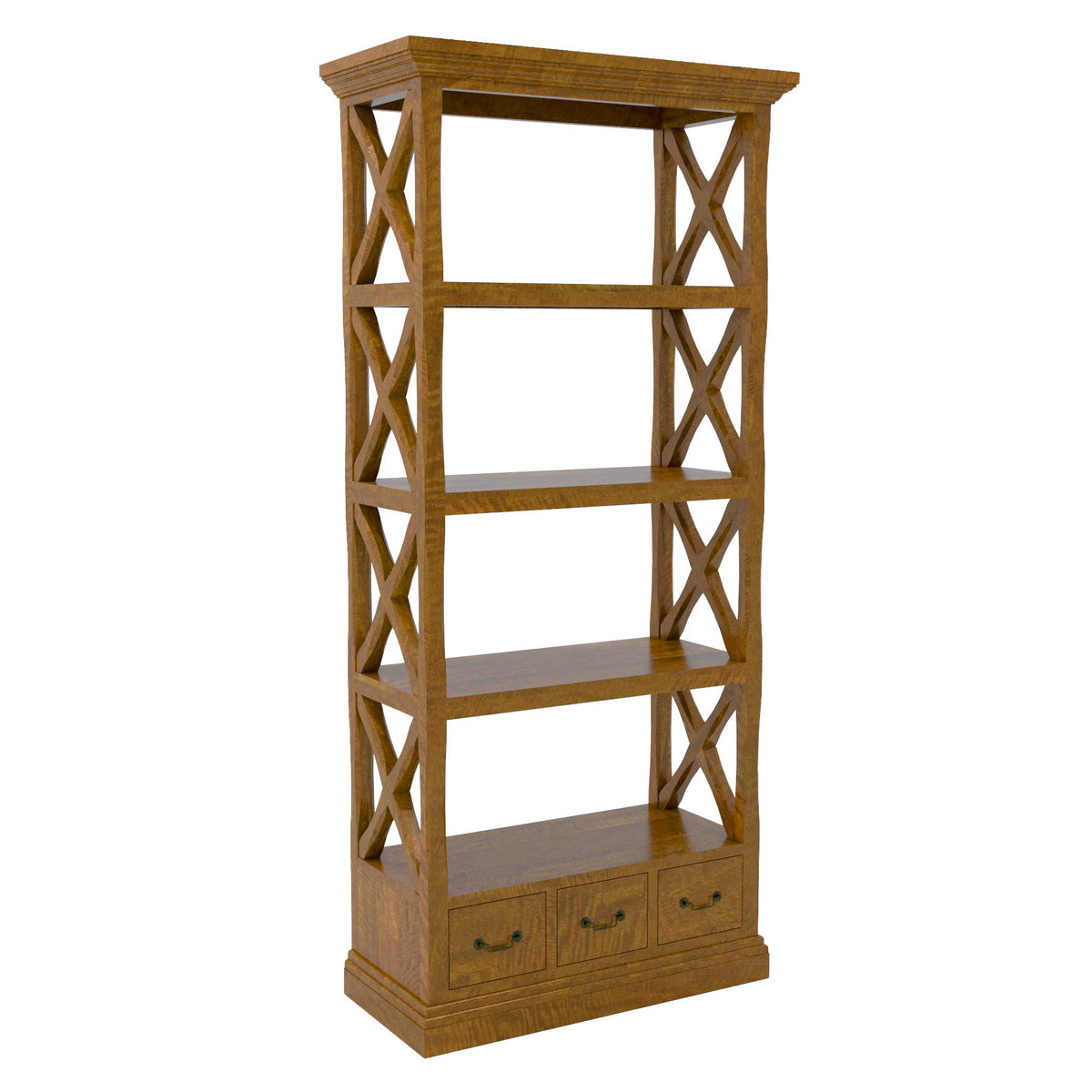 Phoenix Narrow Bookcase - Mango Wood