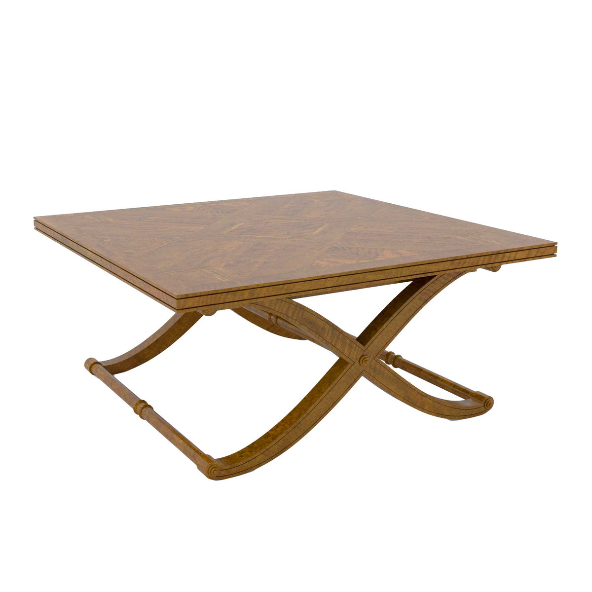 Phoenix Square Coffee Table 80cm - Mango Wood