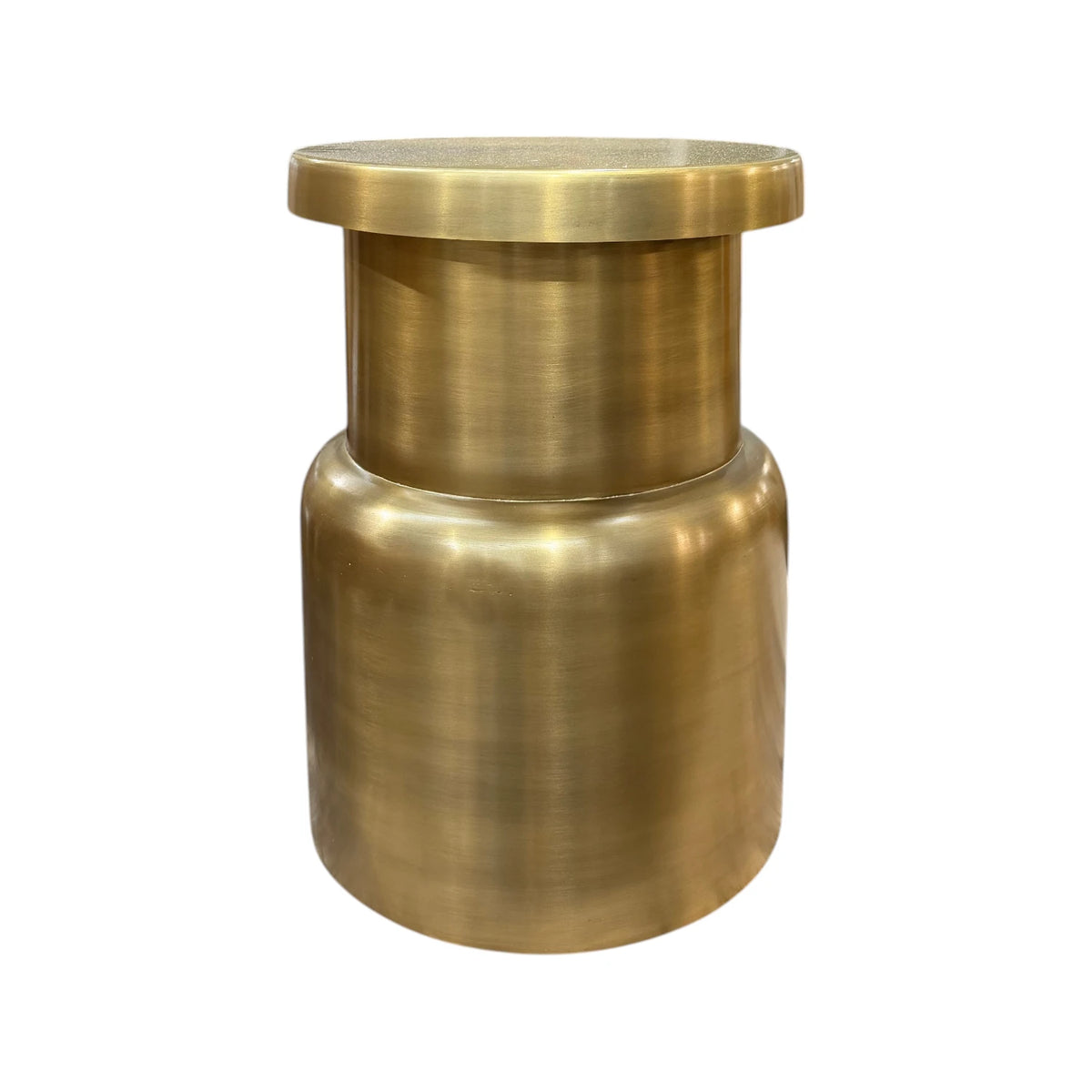 Pillar Side Table - Brass