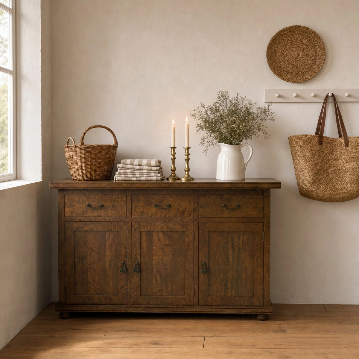 Phoenix Buffet 150cm - Mango Wood Parquetry