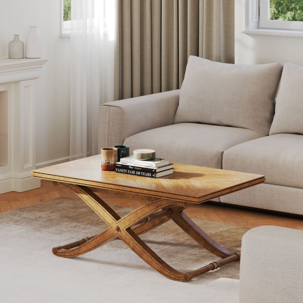 Phoenix Coffee Table 140cm - Mango Wood