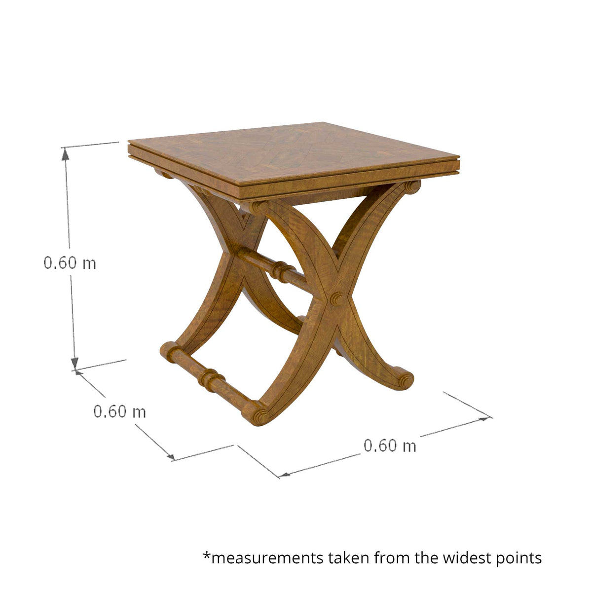 Phoenix Side Table 60cm - Mango Wood