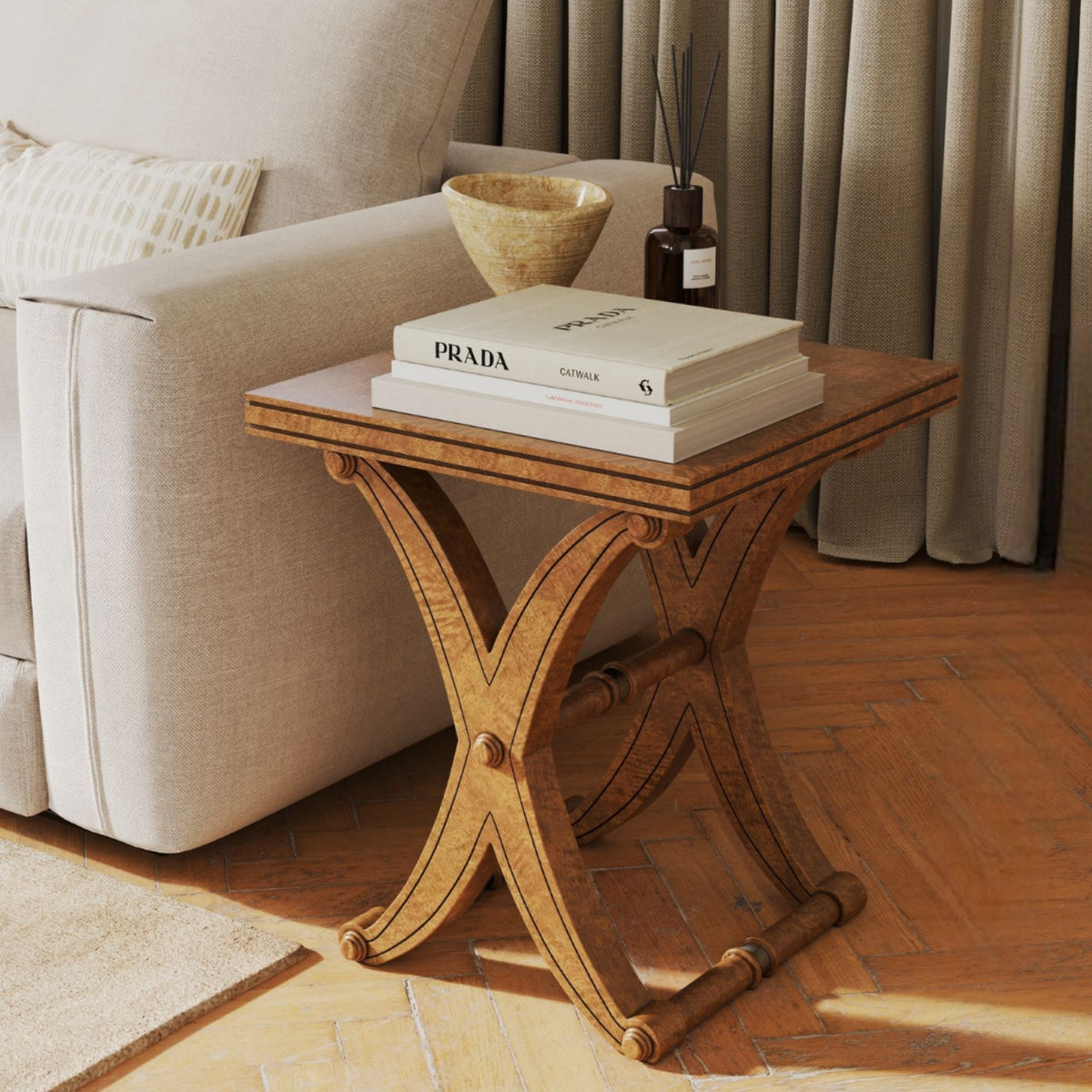 Phoenix Side Table 50cm - Mango Wood
