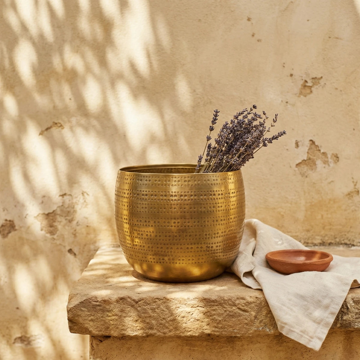 Argo Brass Planter - Extra Small
