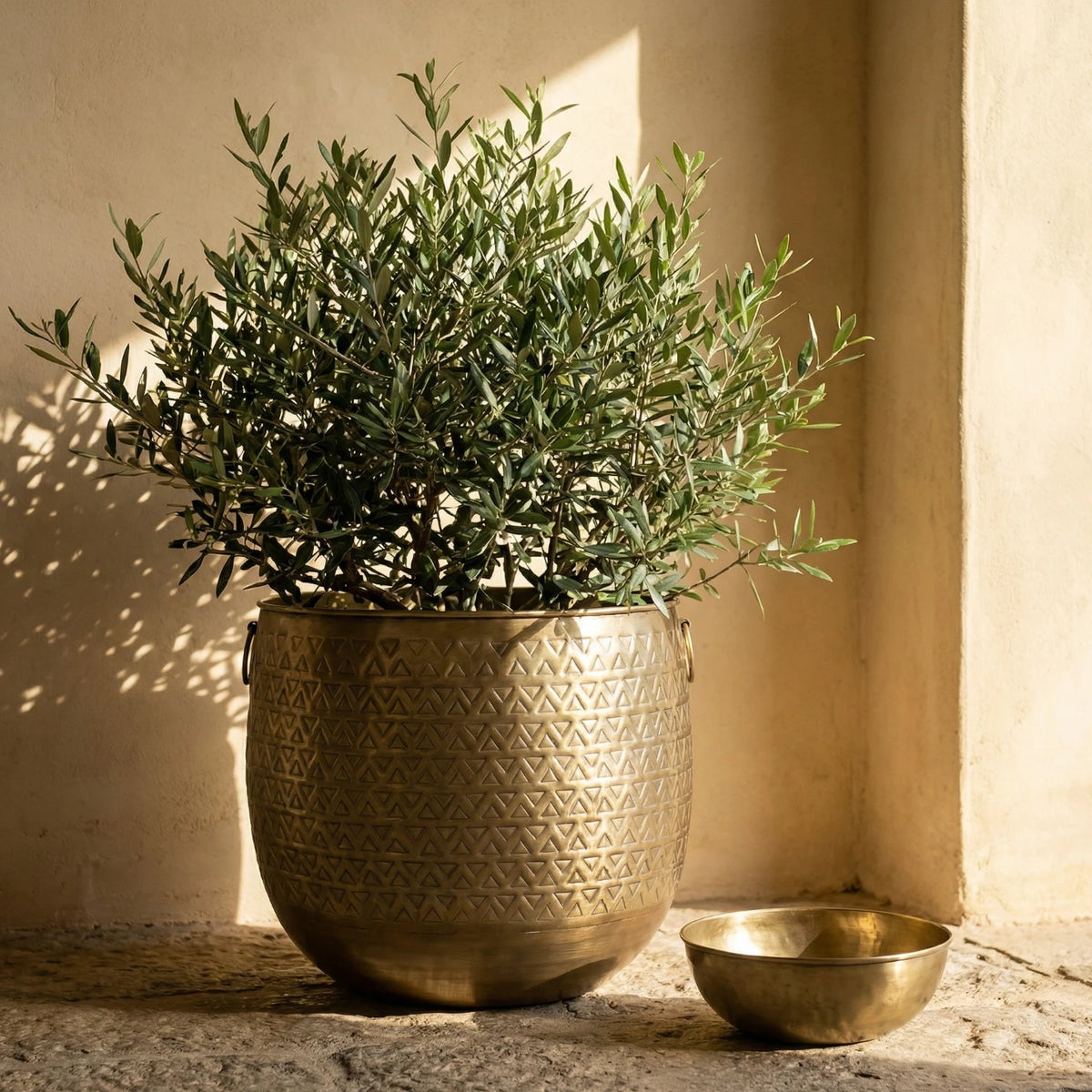 Azure Brass Iron Planter - Extra Large