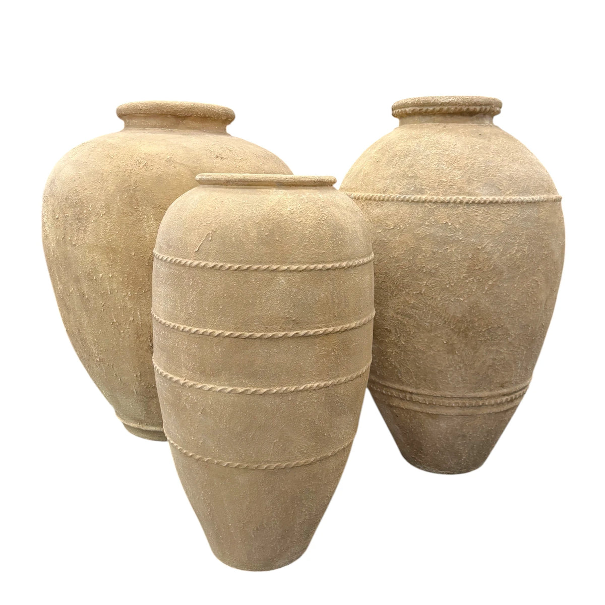 Rustic Sandstone Urn - 100cm
