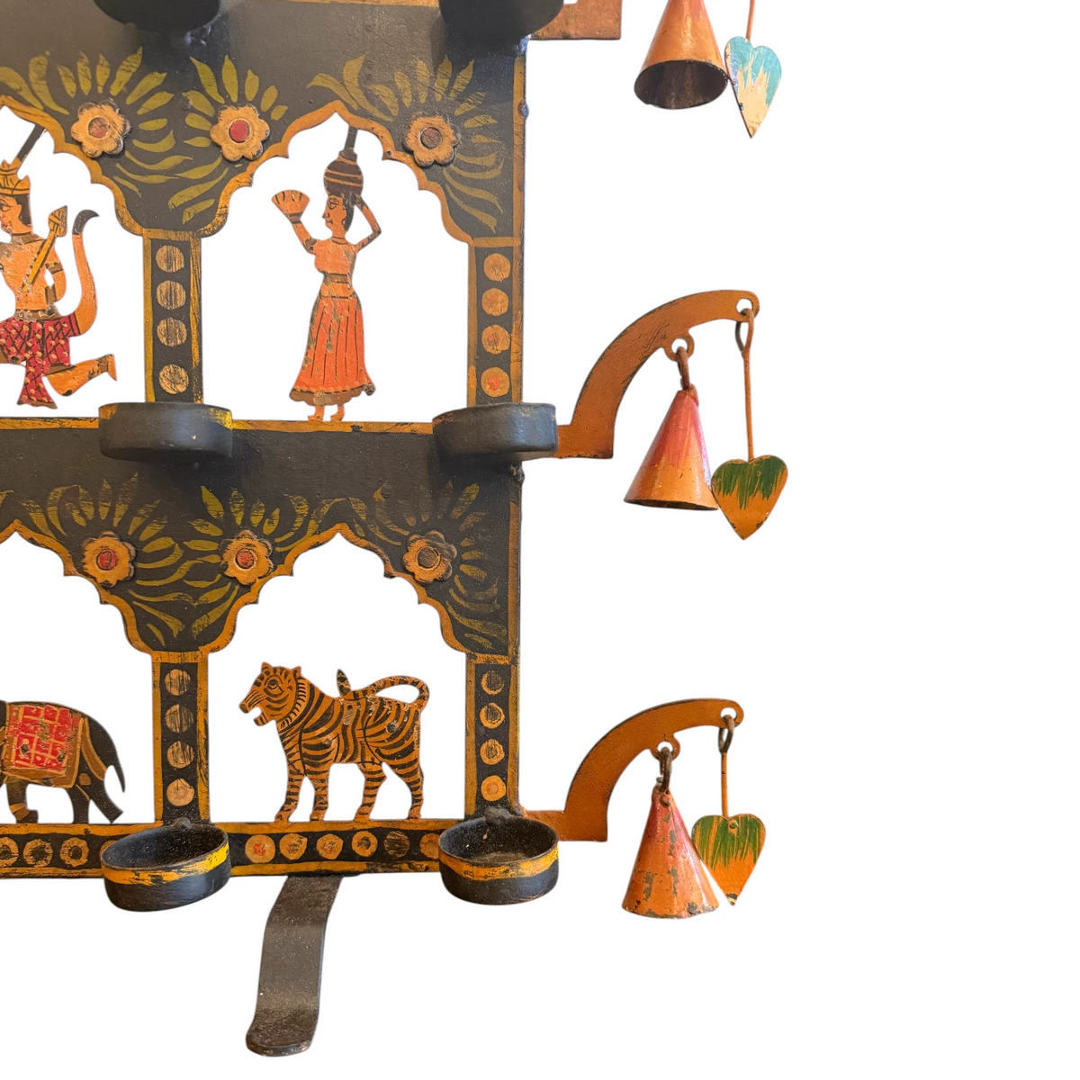 Rajasthani Iron Toran Candle Stand