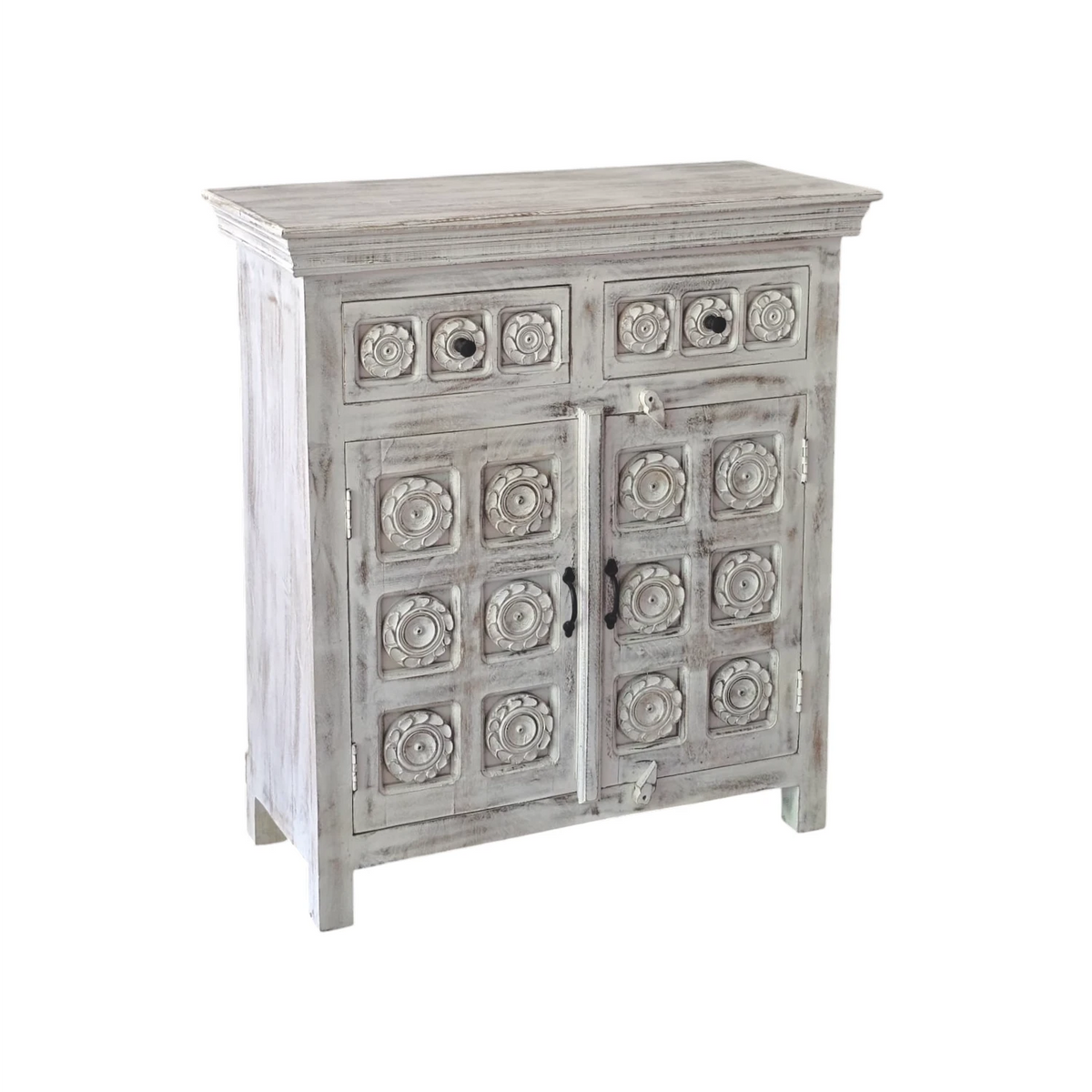 Medallion Carved Small Buffet