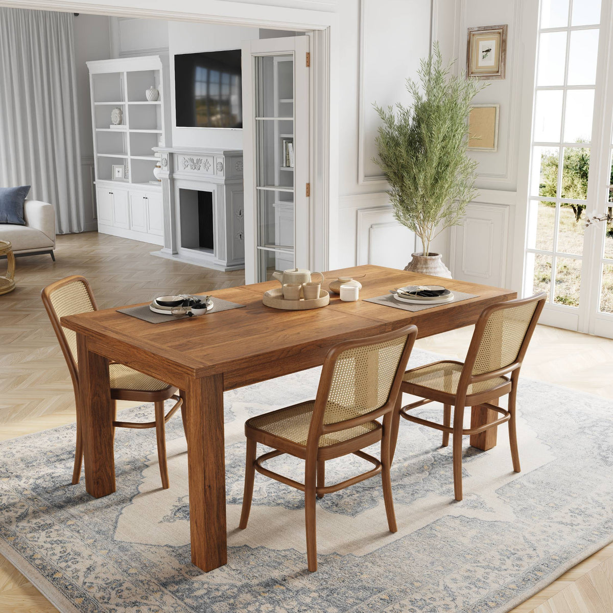 Bellagio Rattan Dining Chair - Toffee