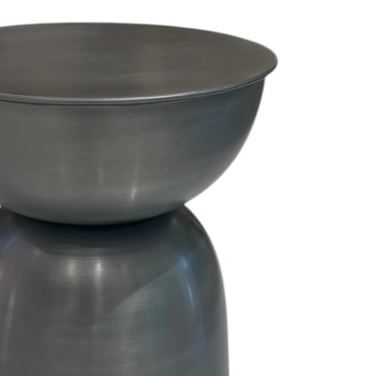 Chloe Side Table - Plain Zinc