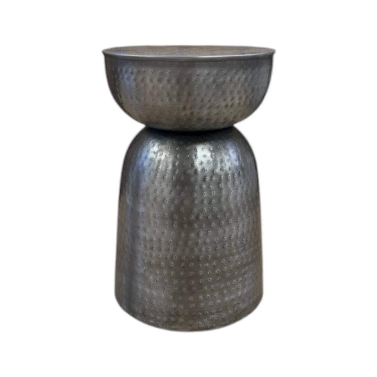 Chloe Side Table - Textured Zinc