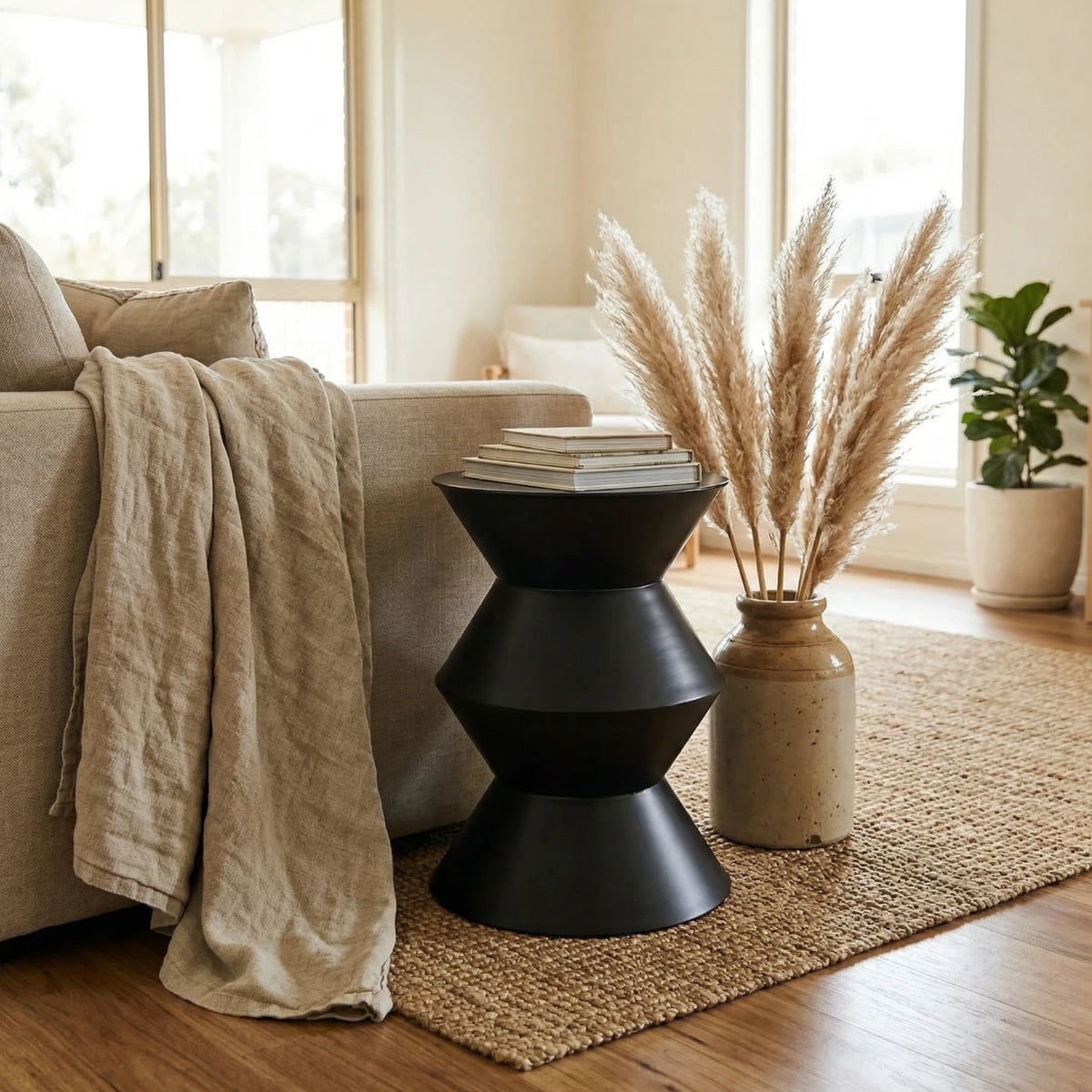 Zanzibar Side Table - Black