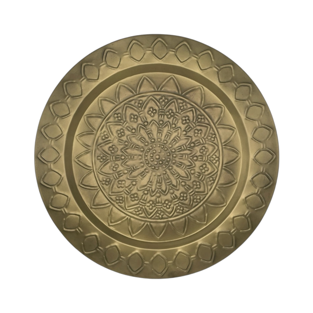Sitara Platter - Antique Brass