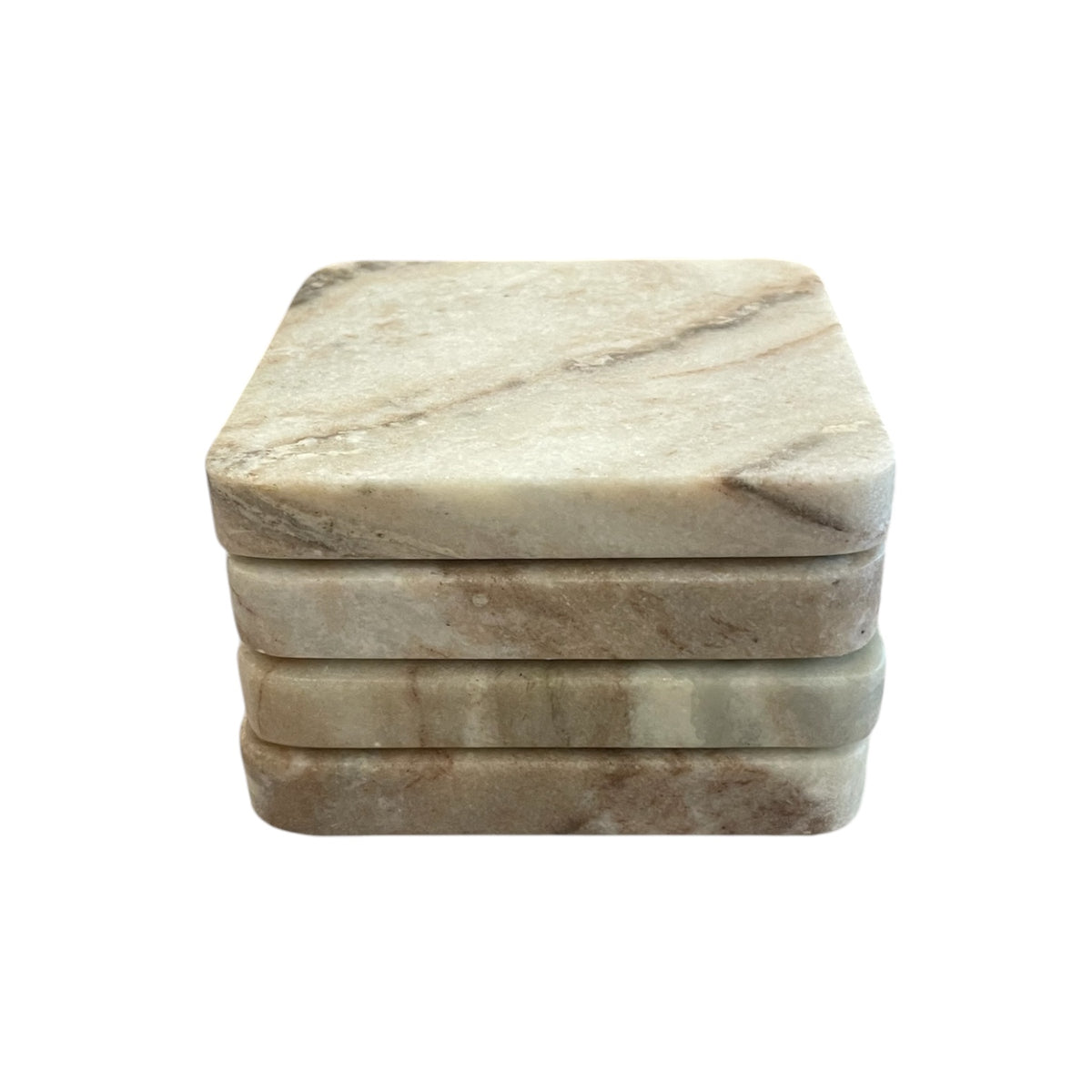 Square Onyx Coasters - Set of 4