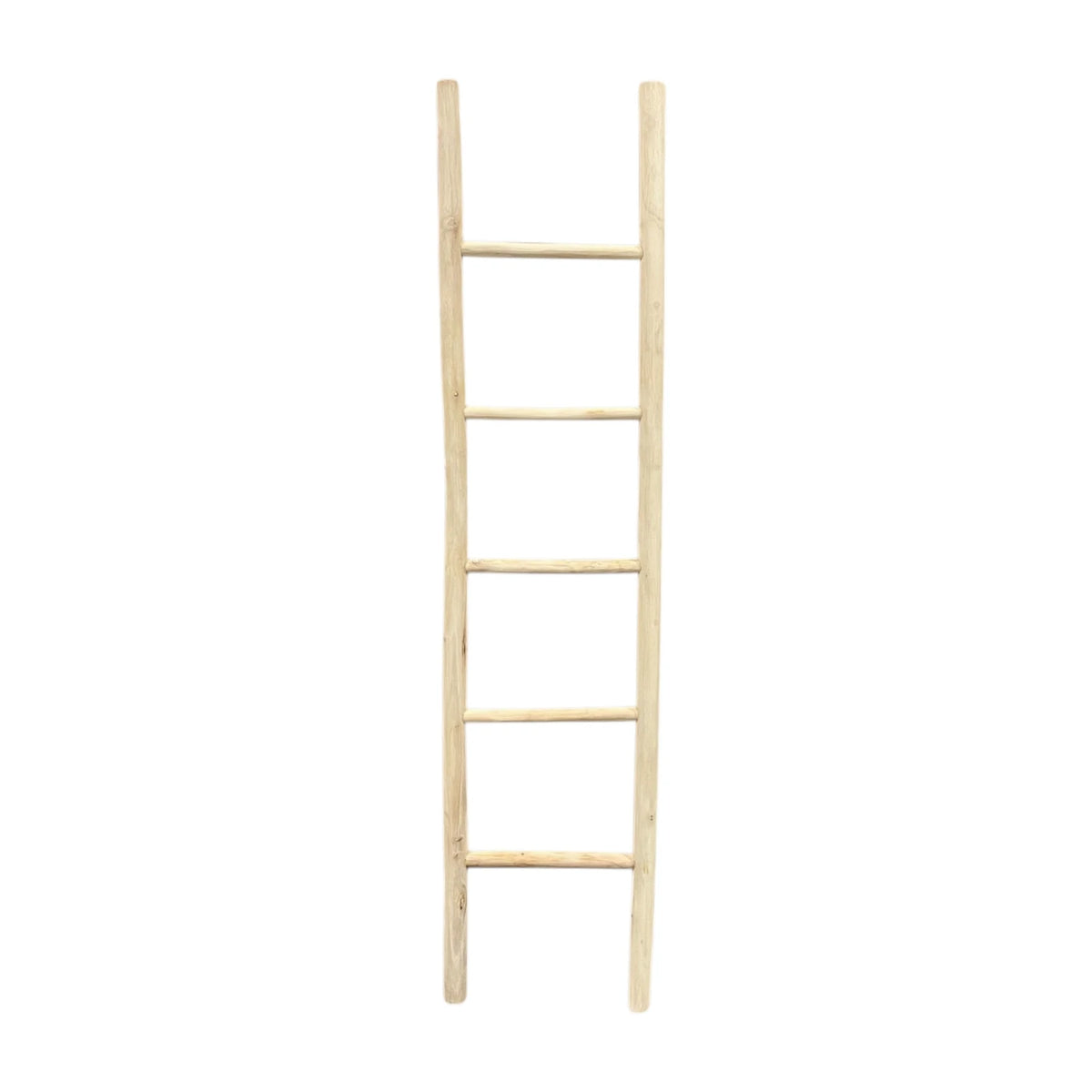 Teak Wood 5 Rung Ladder
