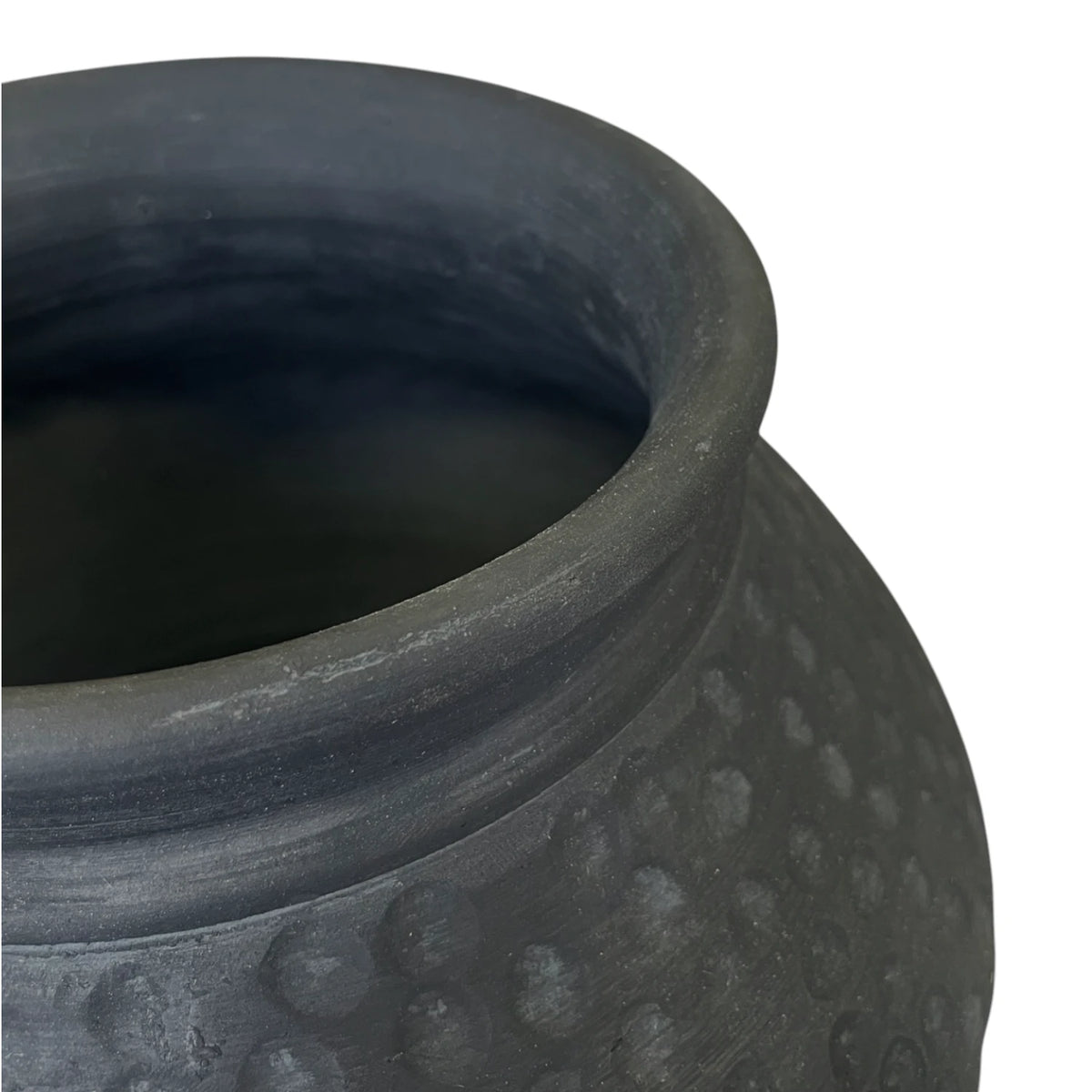 Orso Black Terracotta Vase