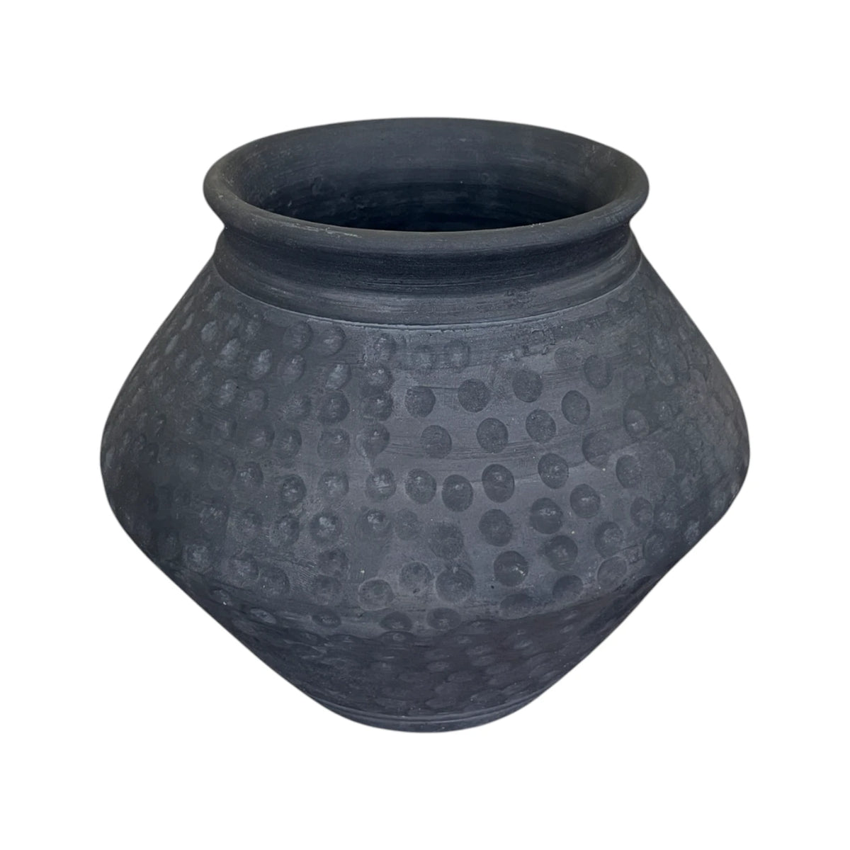 Orso Black Terracotta Vase