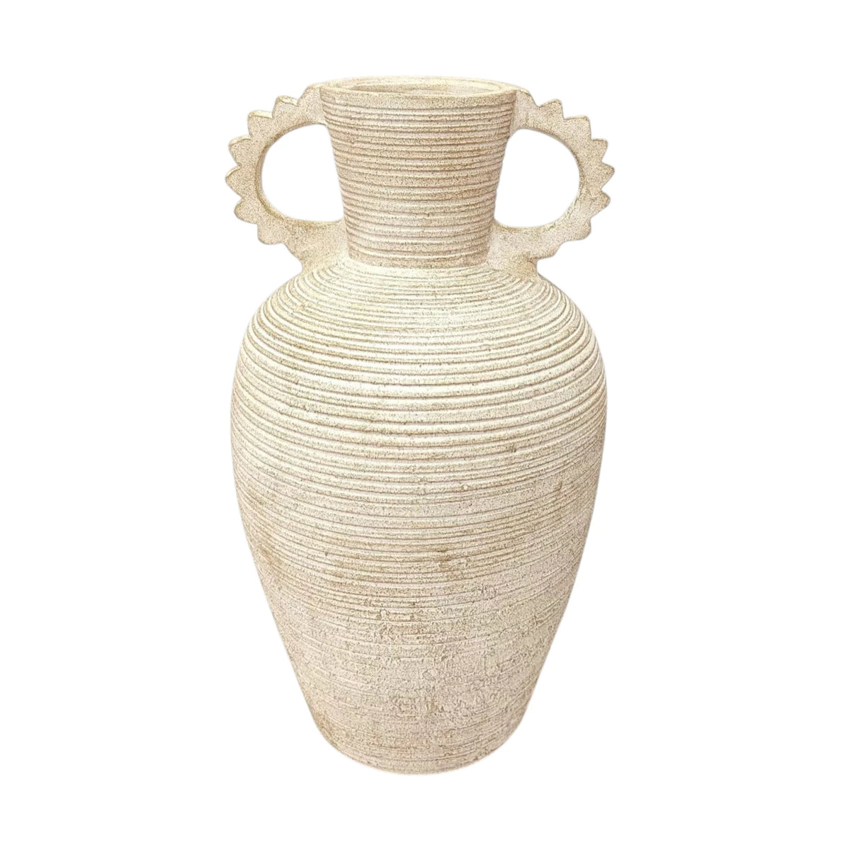 Trinity Terracotta Antique Pot - White