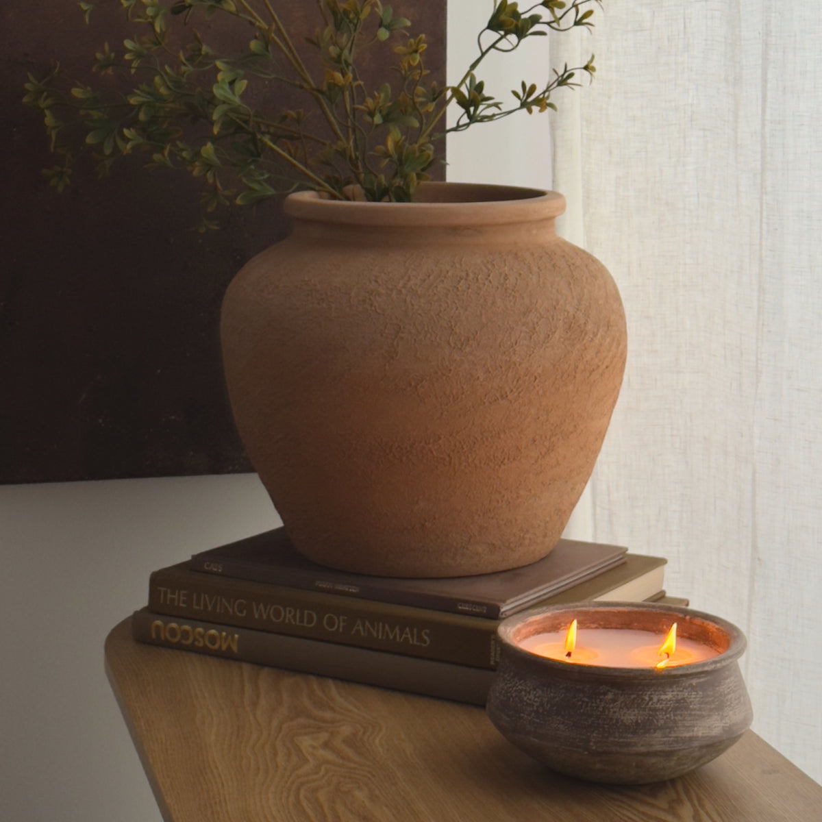 Ariana Terracotta Vase