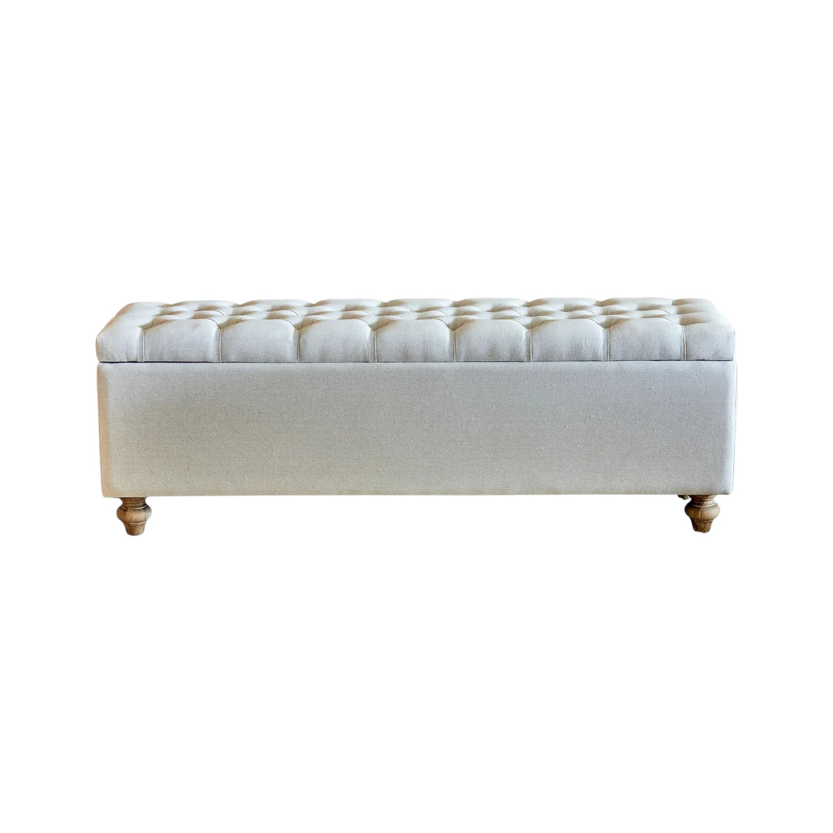 Valentina Storage Bench - Linen
