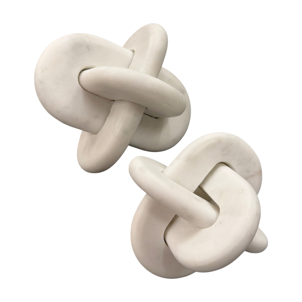 White Marble Knot - Small