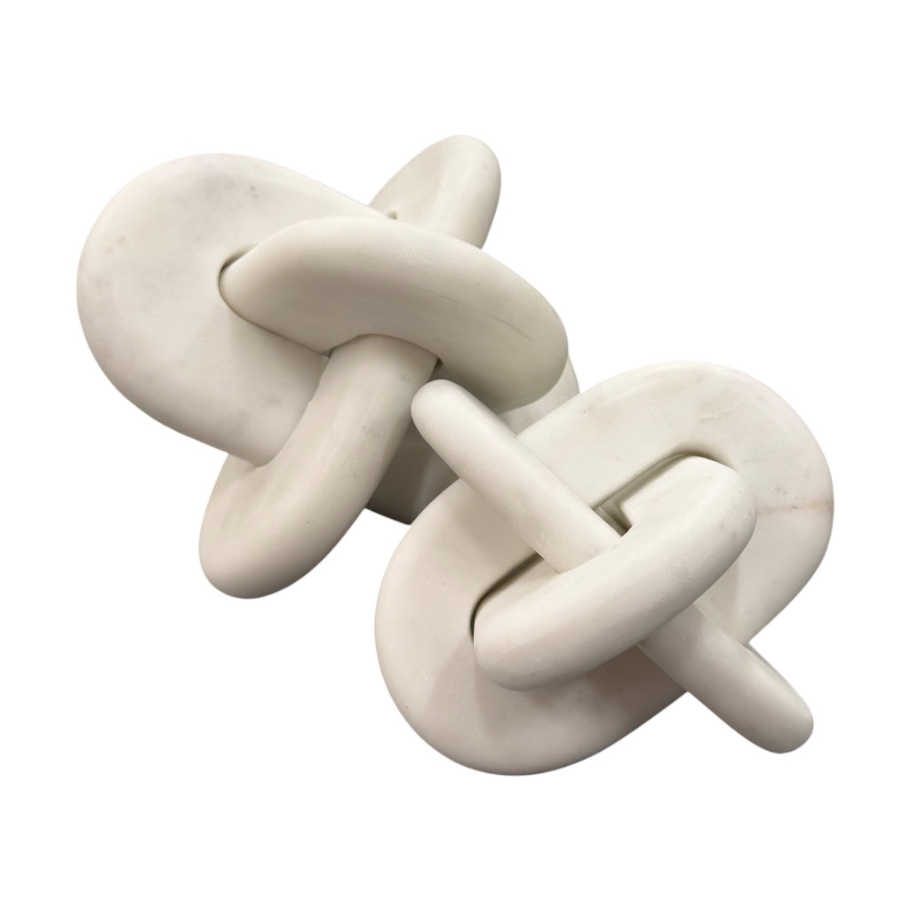 White Marble Knot - Large