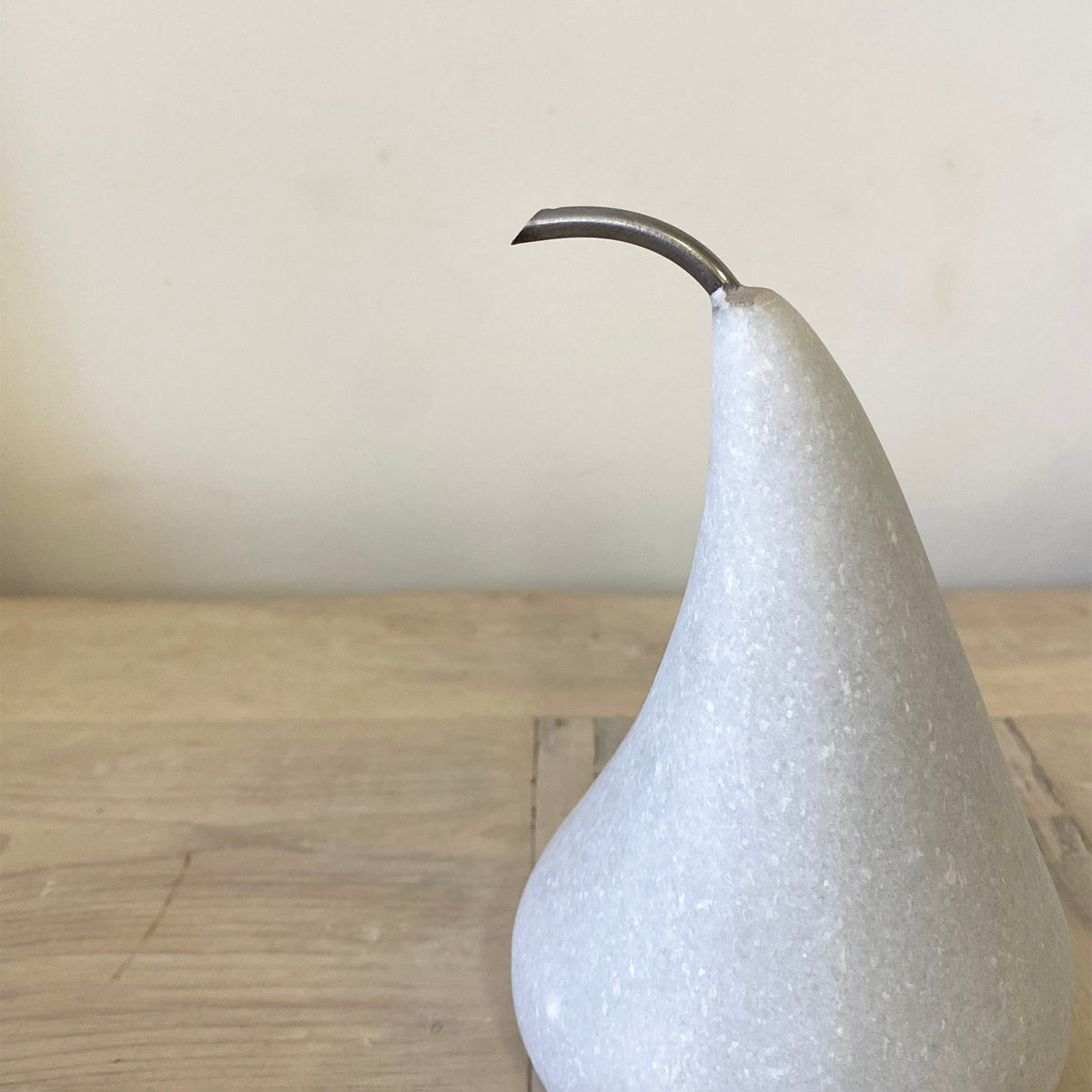 White Marble Pear - Large