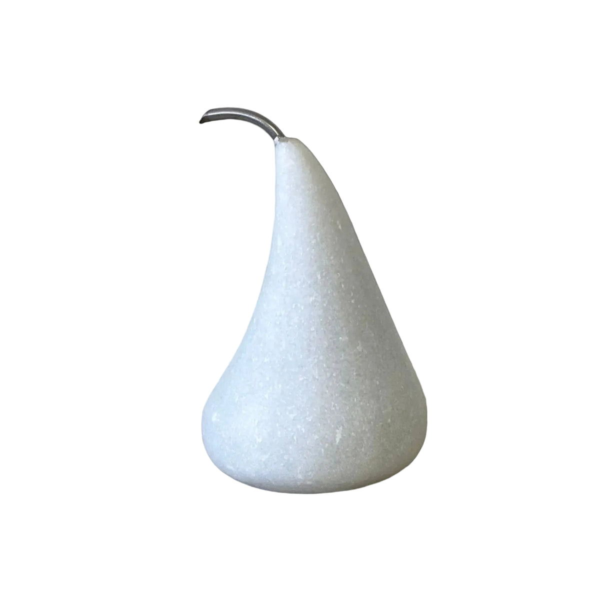 White Marble Pear - Large