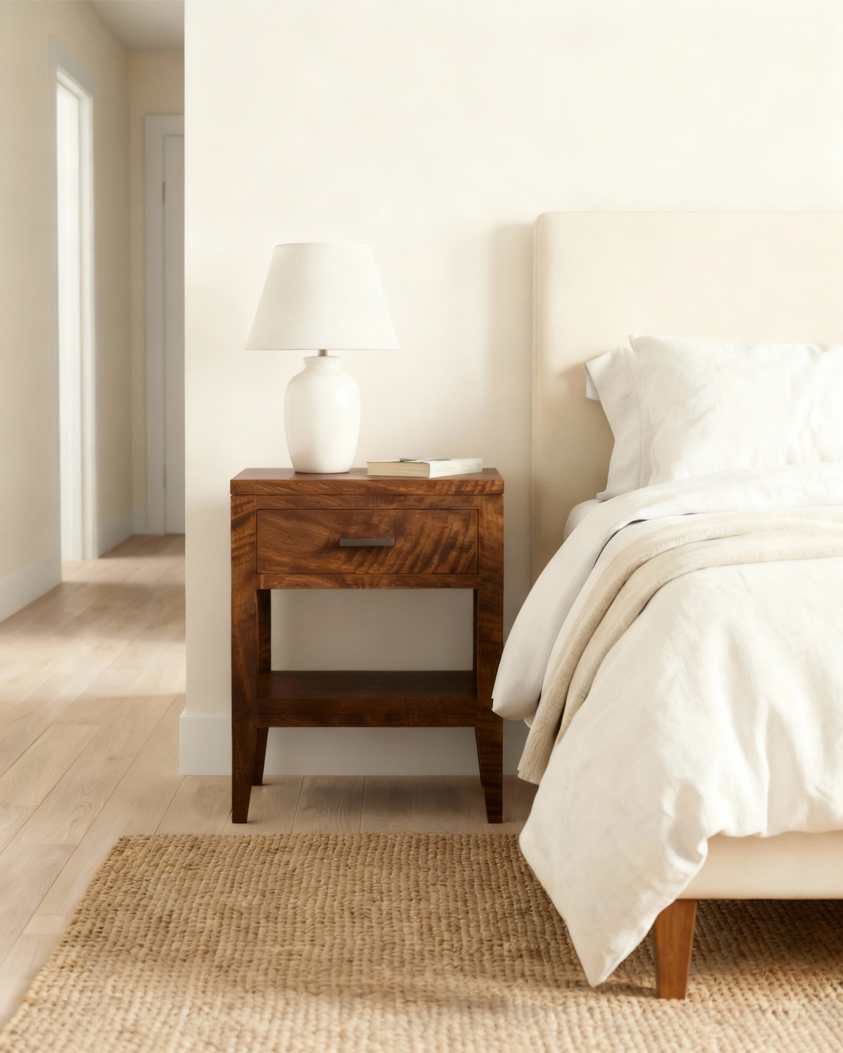 New York Open Bedside Table - Mango Wood