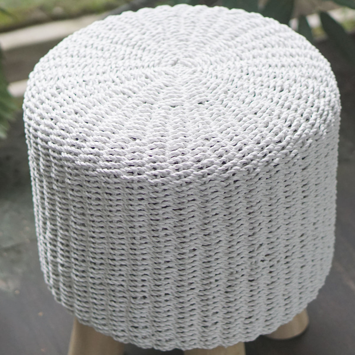 String Stool - White