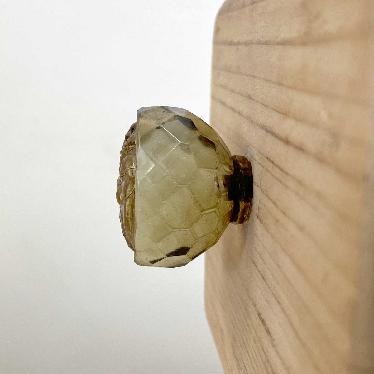 Celine Smokey Glass Knob - 3.5cm