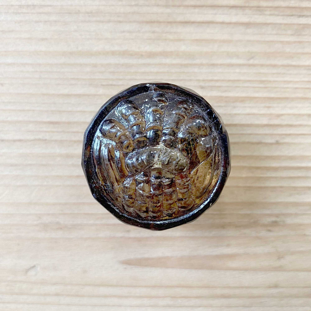 Celine Smokey Glass Knob - 3.5cm