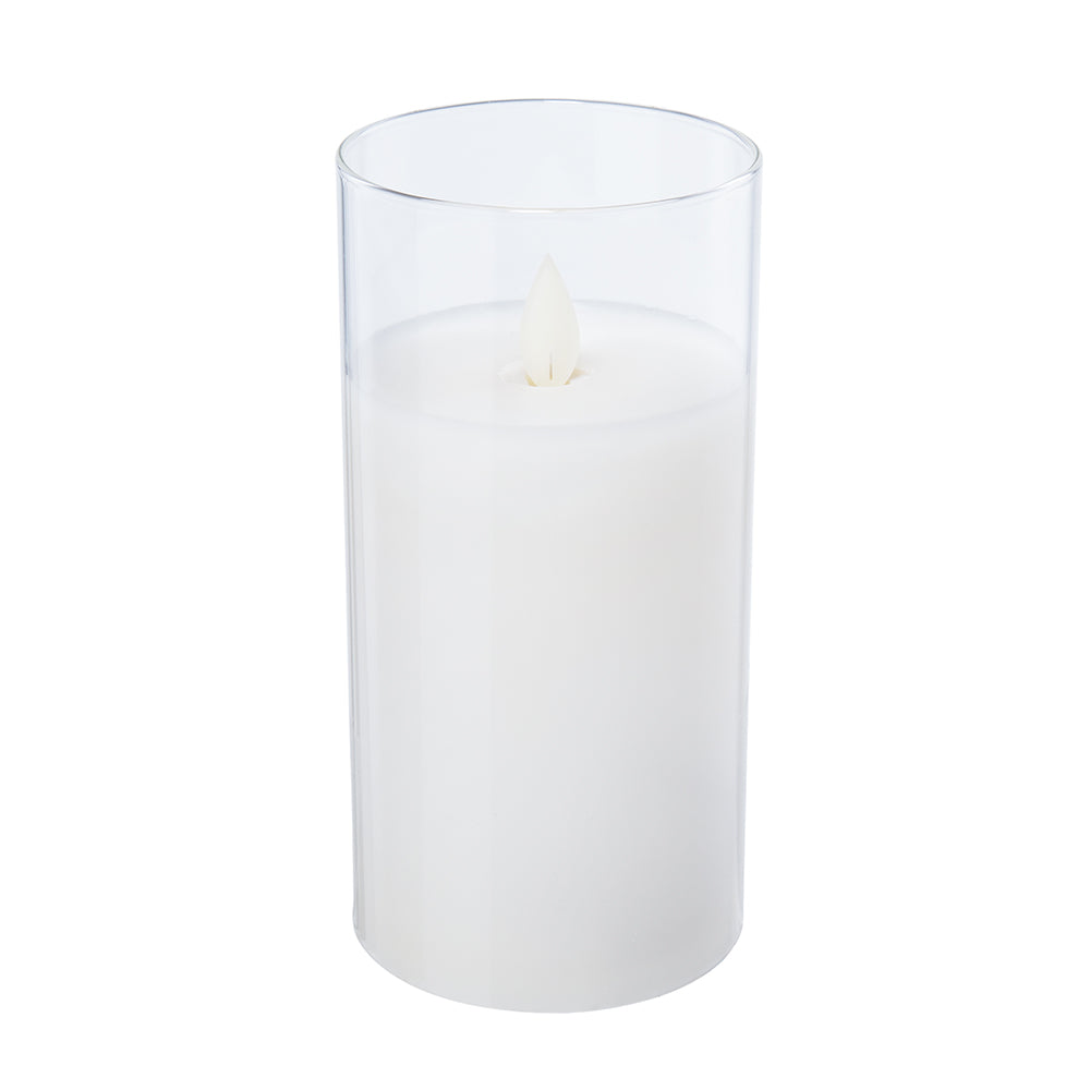 LED Candle with Remote Set of 3 - White