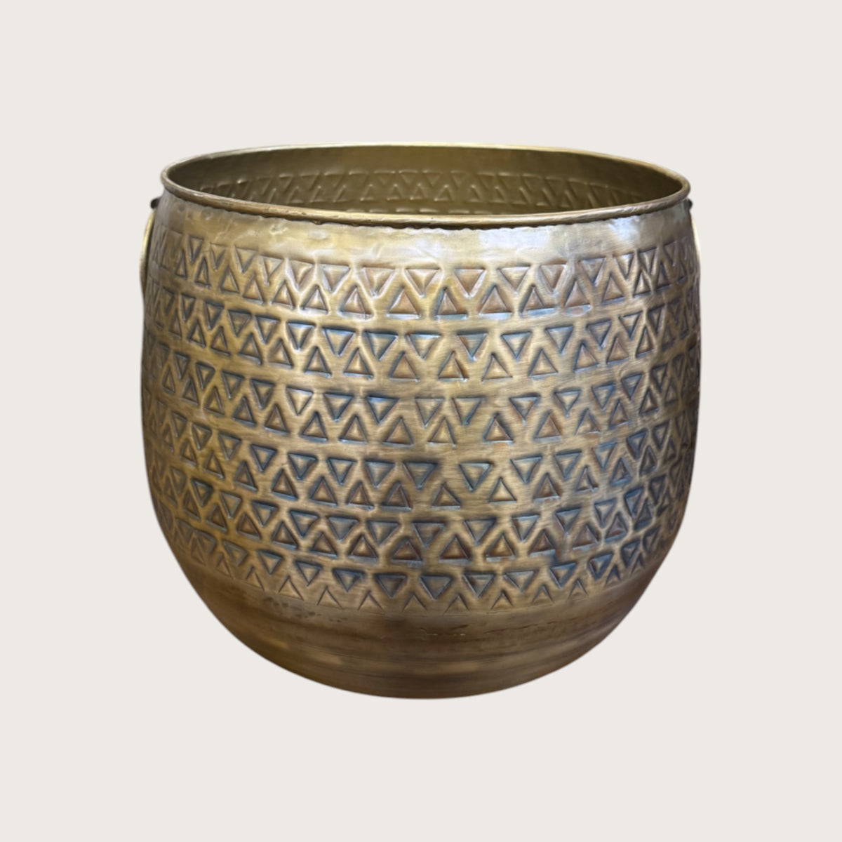 Azure Brass Iron Planter - Medium