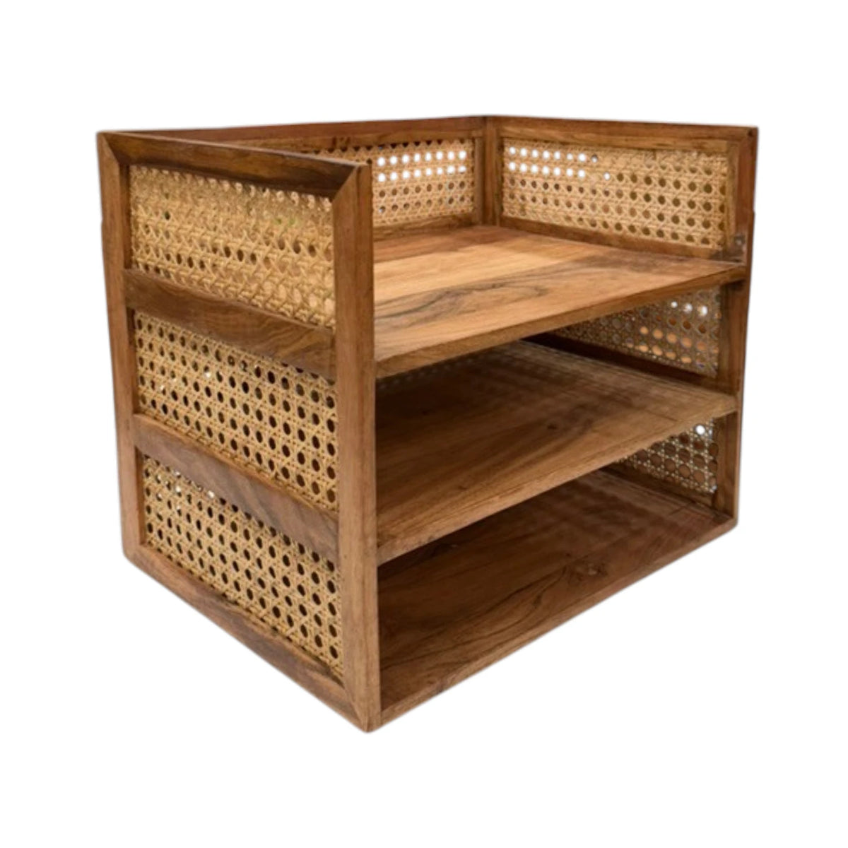 Bermuda Rattan Paper Tray - 3 Tier