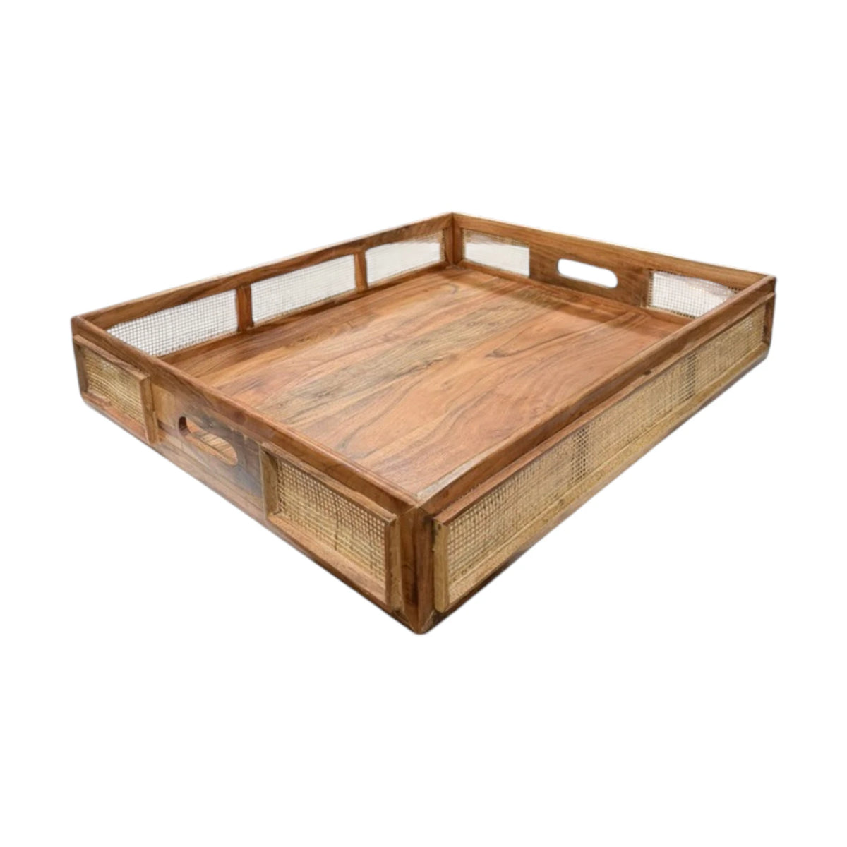 Bermuda Rattan Rectangular Tray