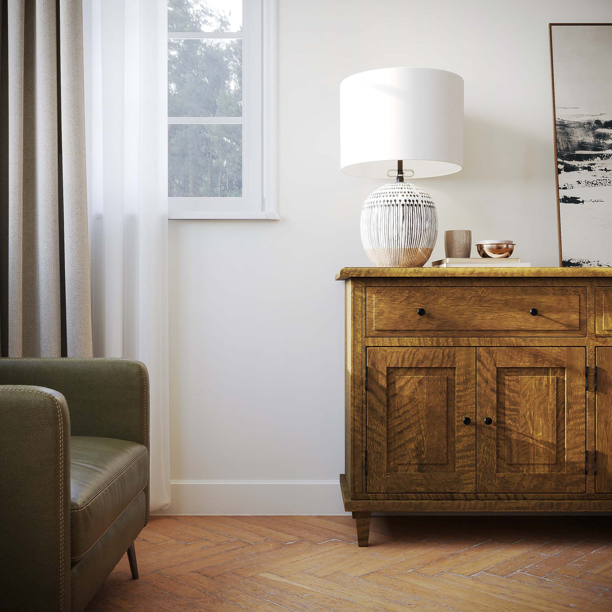 Brittany Buffet 160cm - Mango Wood