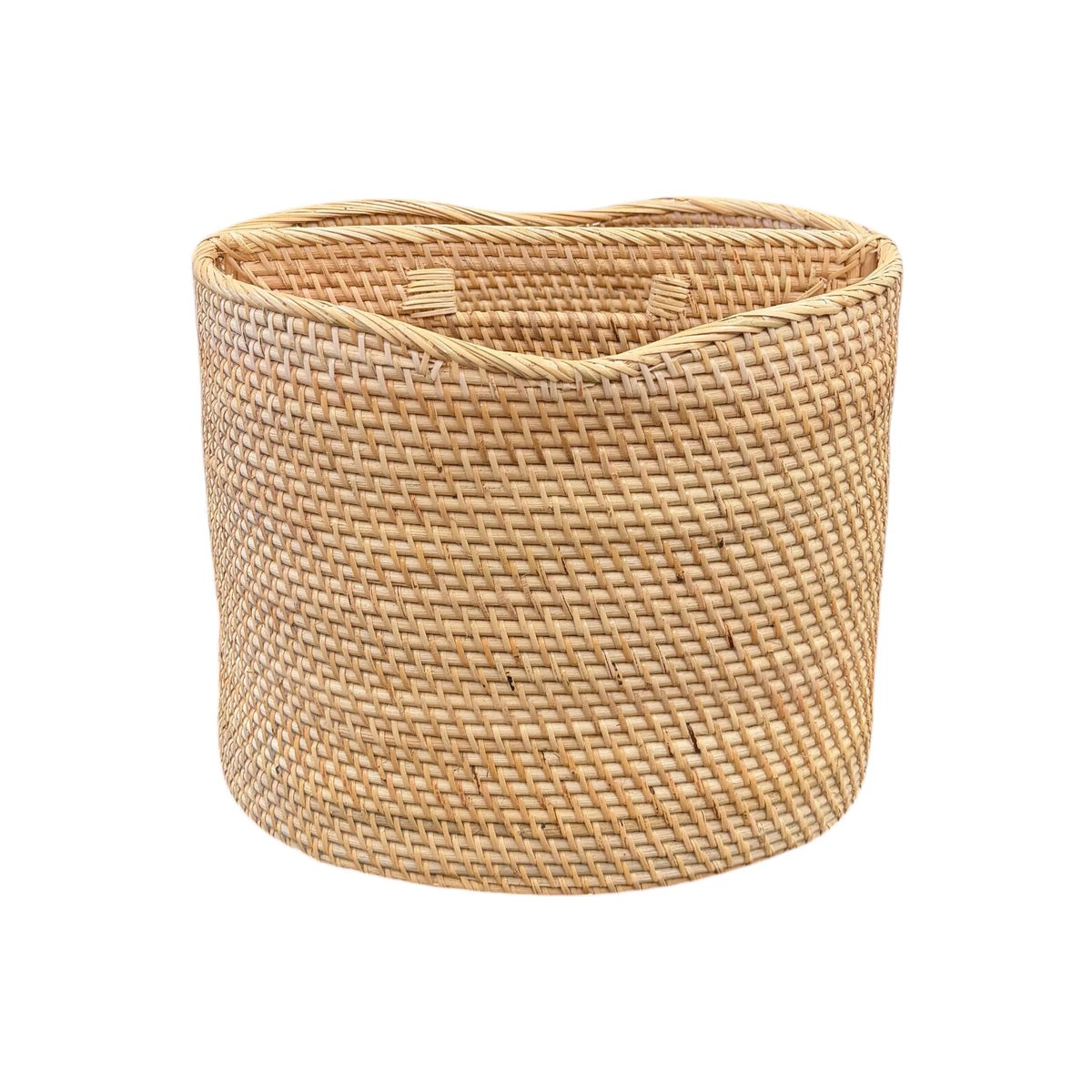 Bahama Rattan Magazine Basket - Natural