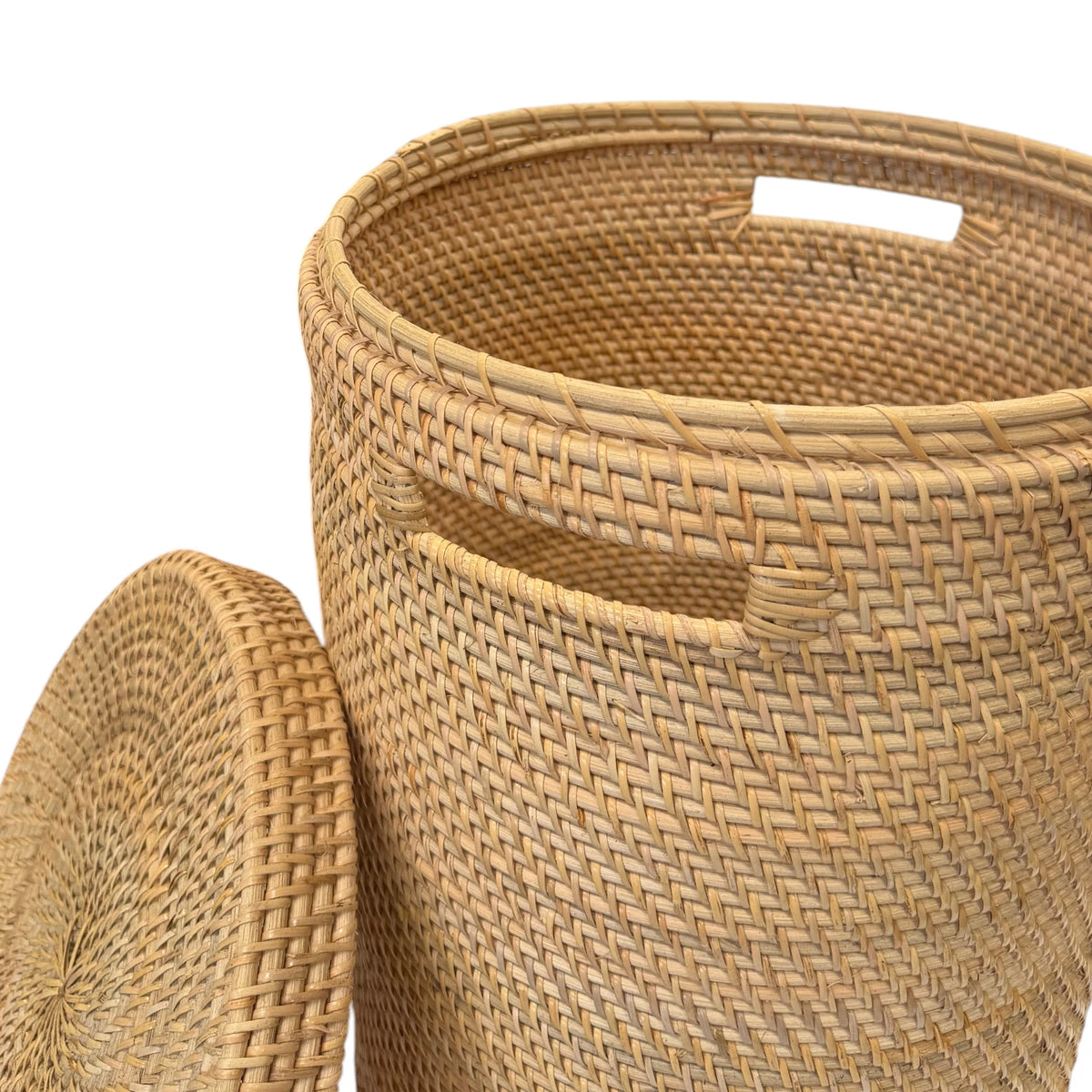 Bahama Rattan Laundry Hamper Natural - Large