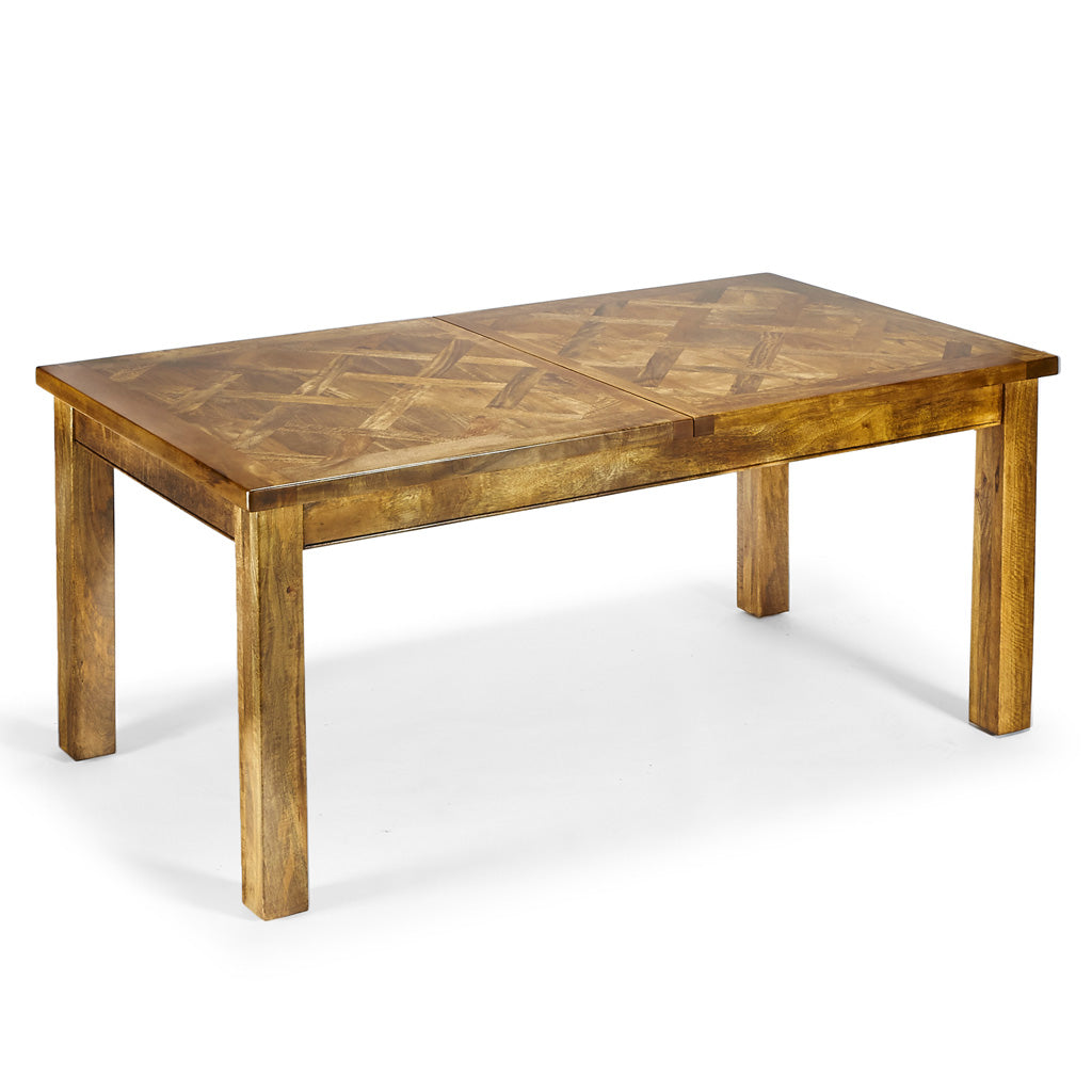 Bellagio Extension Dining Table 210-310cm - Toffee Parquetry